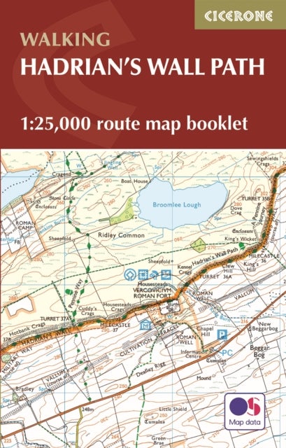 Hadrian's Wall Path Map Booklet - 1:25,000 OS Route Mapping