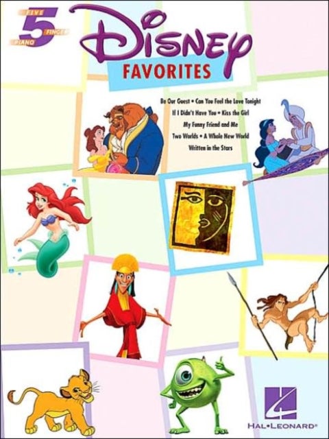 Disney Favorites - Five-Finger Piano - 8 Songs for Beginners