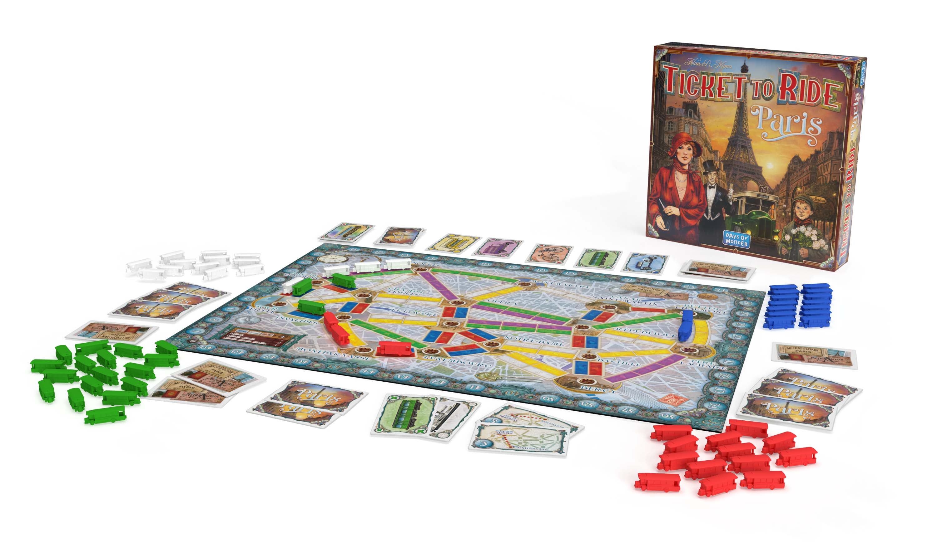 Spill Ticket To Ride Paris Eng