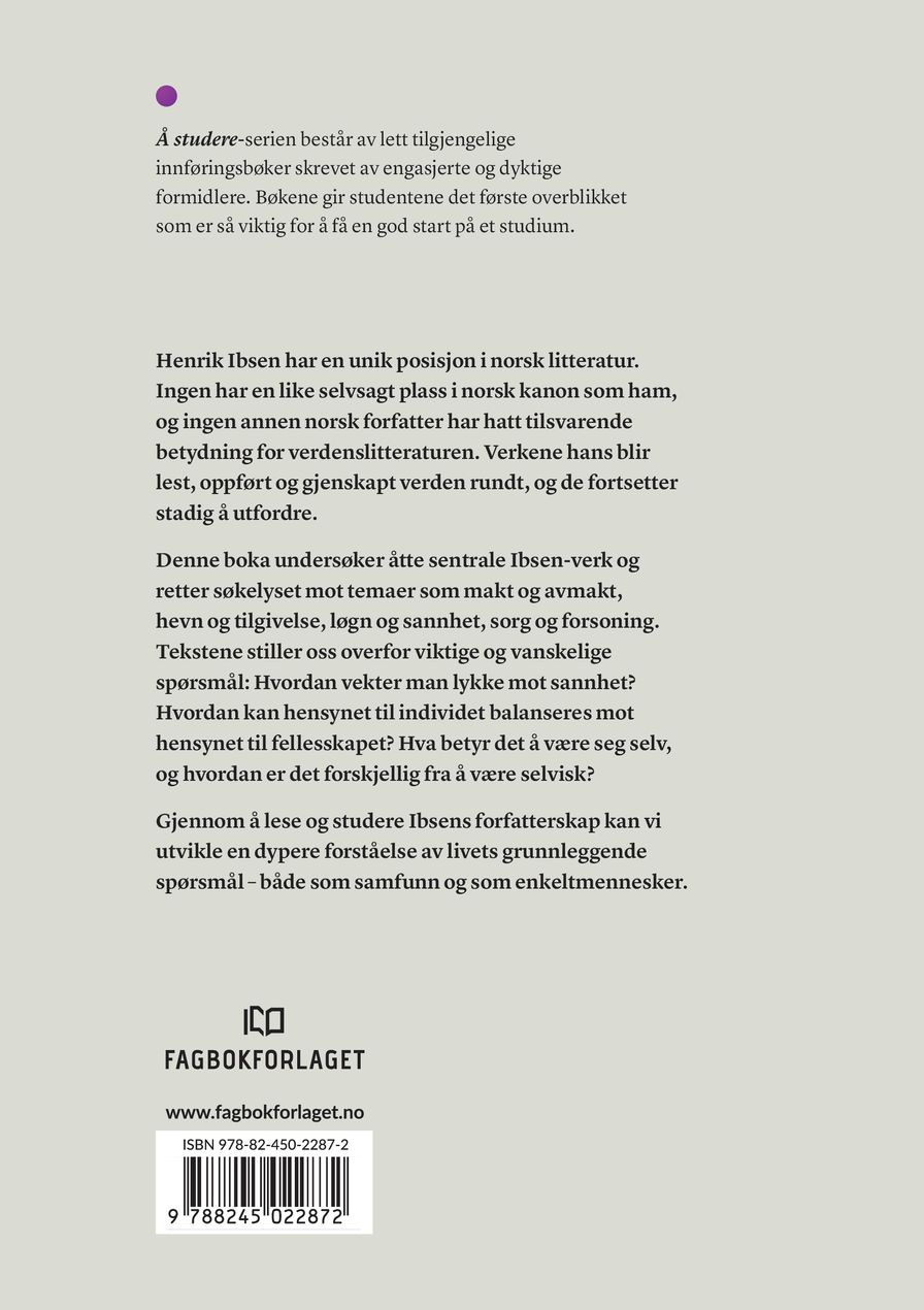 Å studere Ibsen