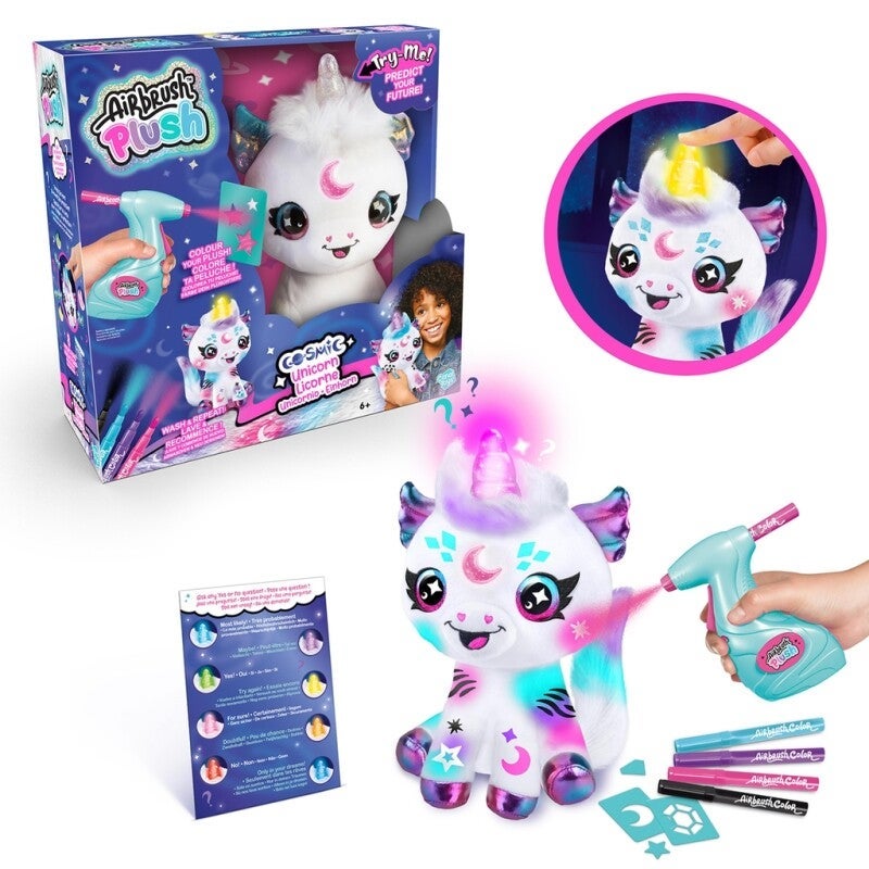 Airbrush Plush Cosmic Unicorn 20cm