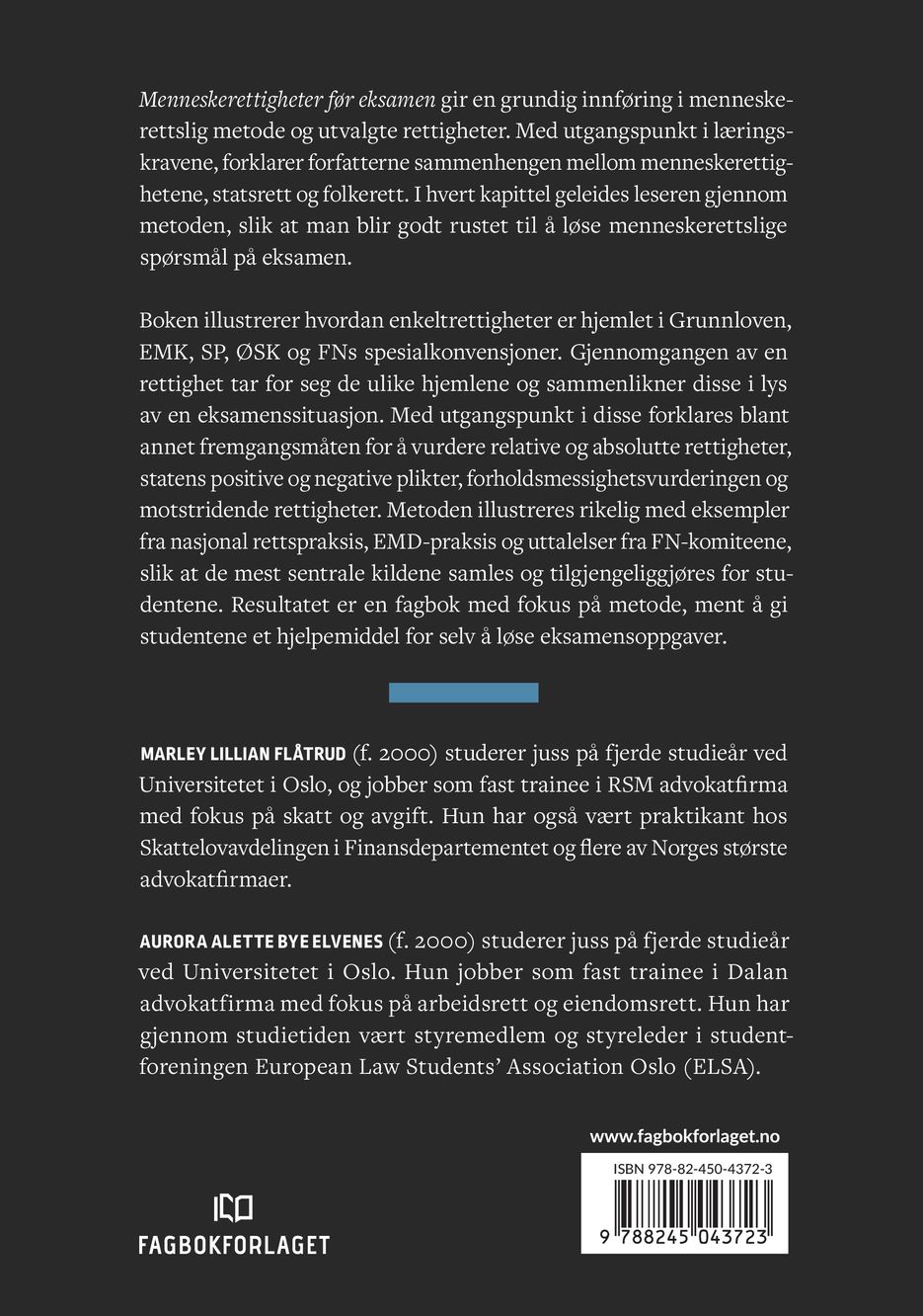Menneskerettigheter før eksamen