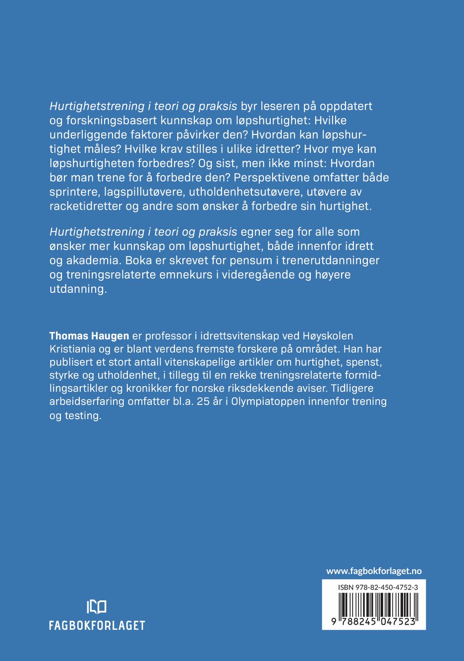 Hurtighetstrening i teori og praksis