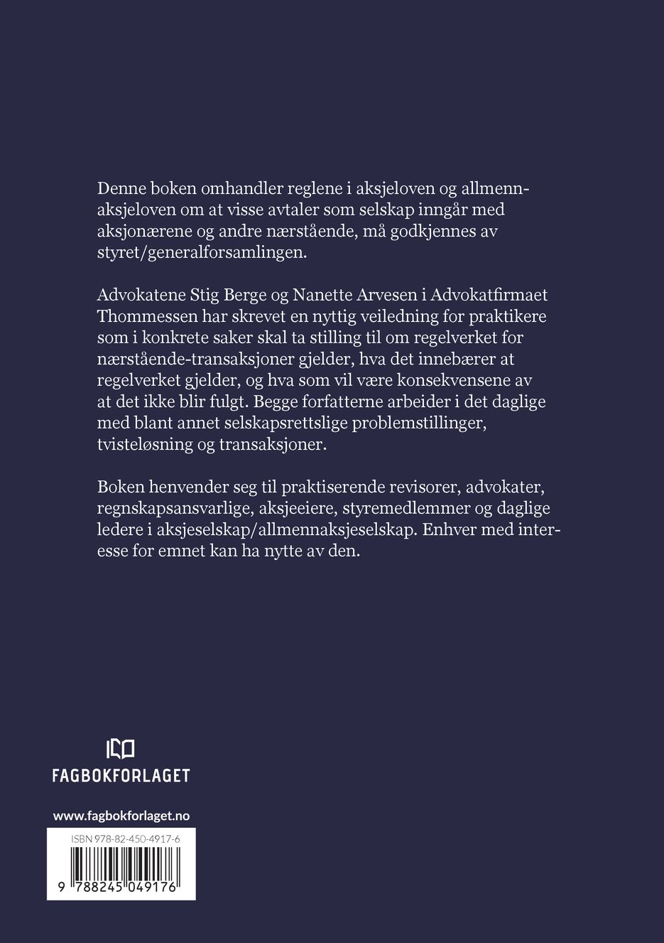 Avtaler med nærstående