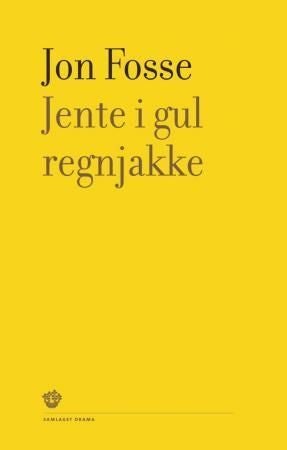 Jente i gul regnjakke - eit bilete