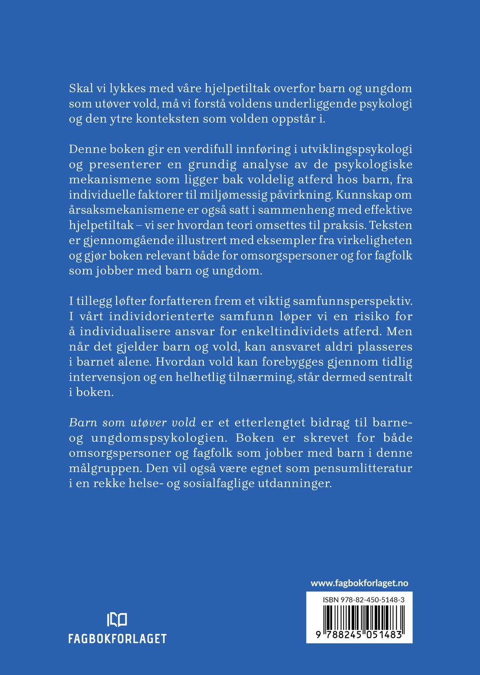 Barn som utøver vold