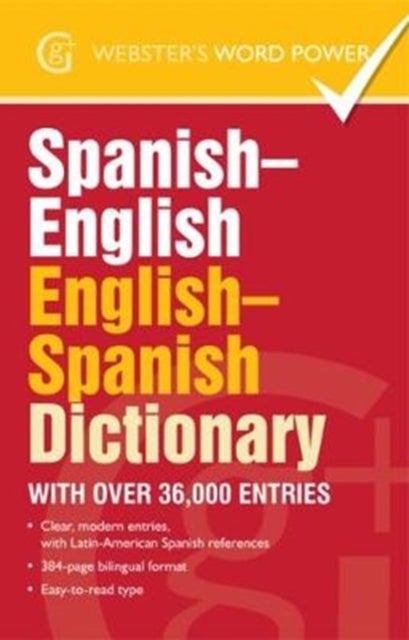 Spanish-English, English-Spanish Dictionary - With over 36,000 entries