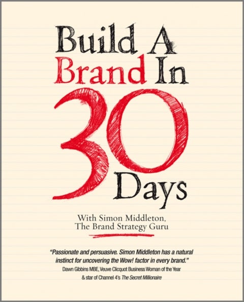 Build a Brand in 30 Days - With Simon Middleton, The Brand Strategy Guru