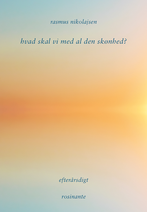 hvad skal vi med al den skønhed?