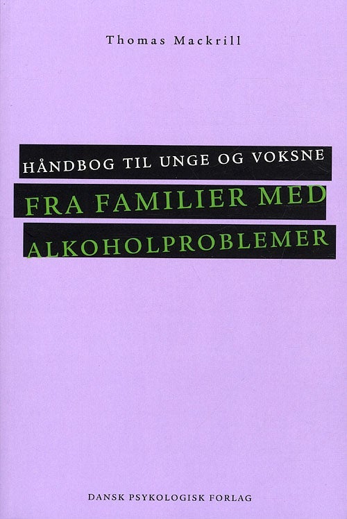 Håndbog til unge og voksne fra familier med alkoho