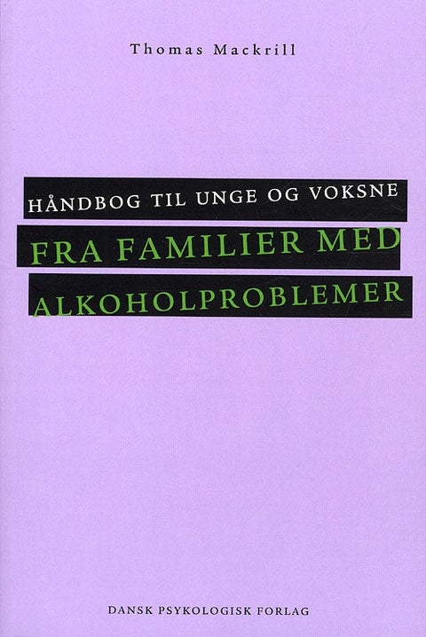 Håndbog til unge og voksne fra familier med alkoho