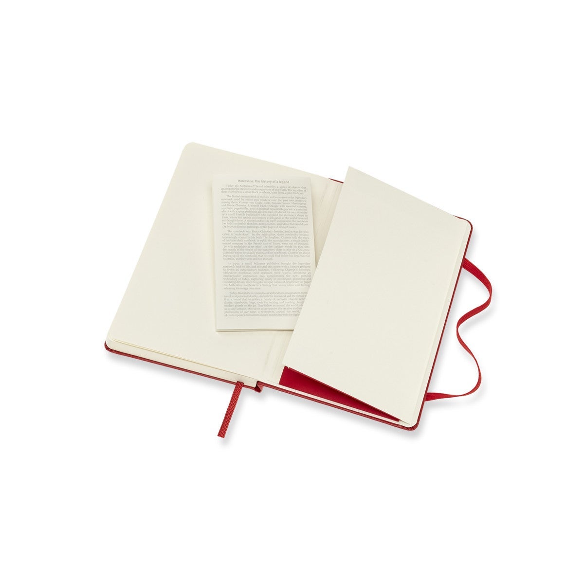 Notatbok Moleskine P Prikker Rød Hard