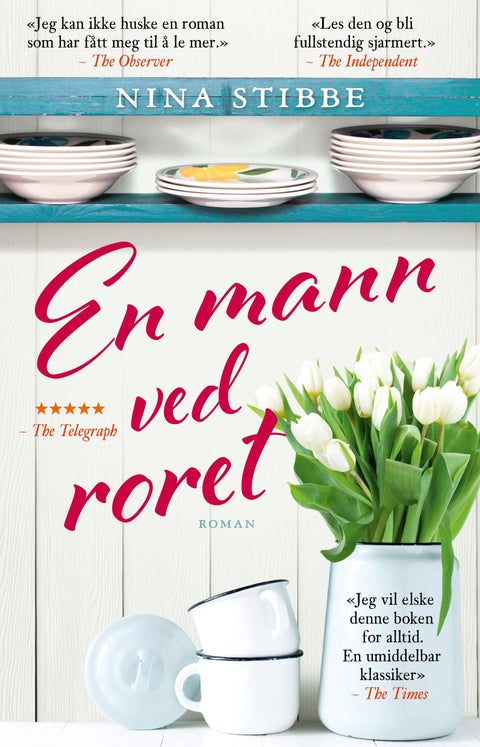 En mann ved roret