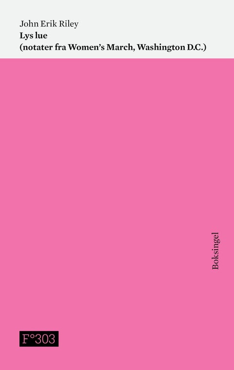 Lys lue - (notater fra women's march, Washington D.C.)