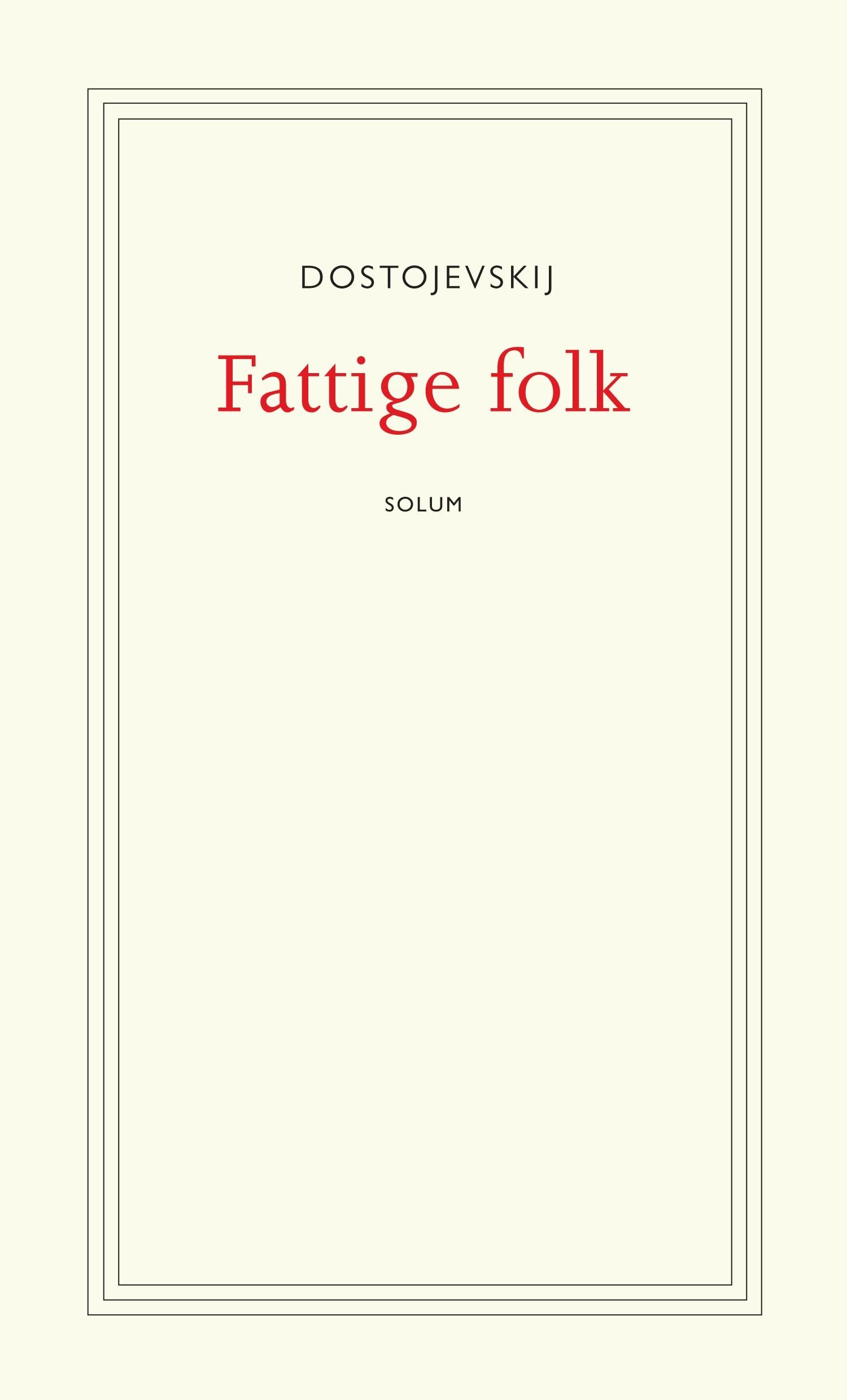 Fattige folk