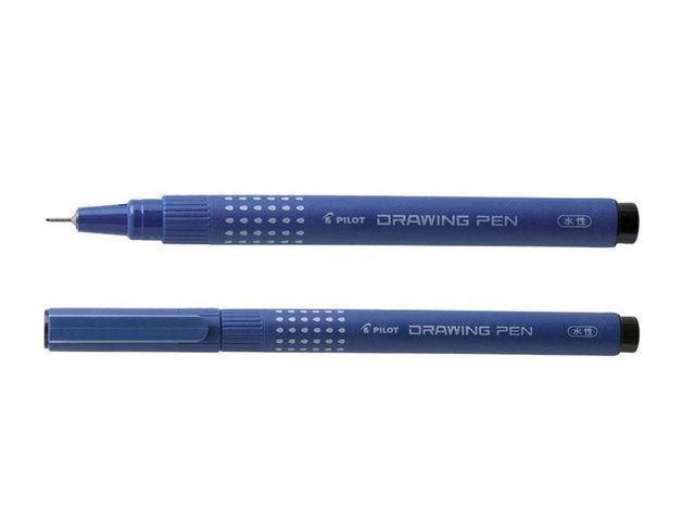 Fiberpenn Pilot Draw Pen 01 0,28mm sort