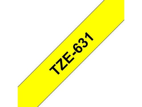 Tape Brother TZe-631 12mmx8m sort/gul