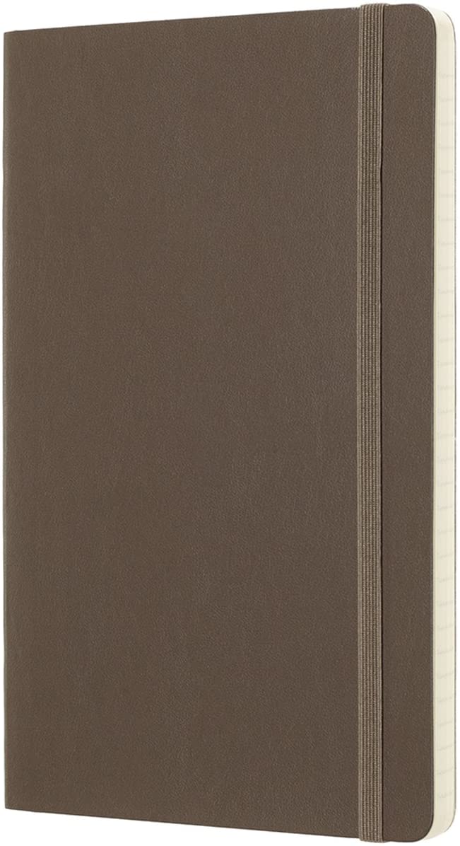 Moleskine Notatbok Soft L Linjert Earth Brown