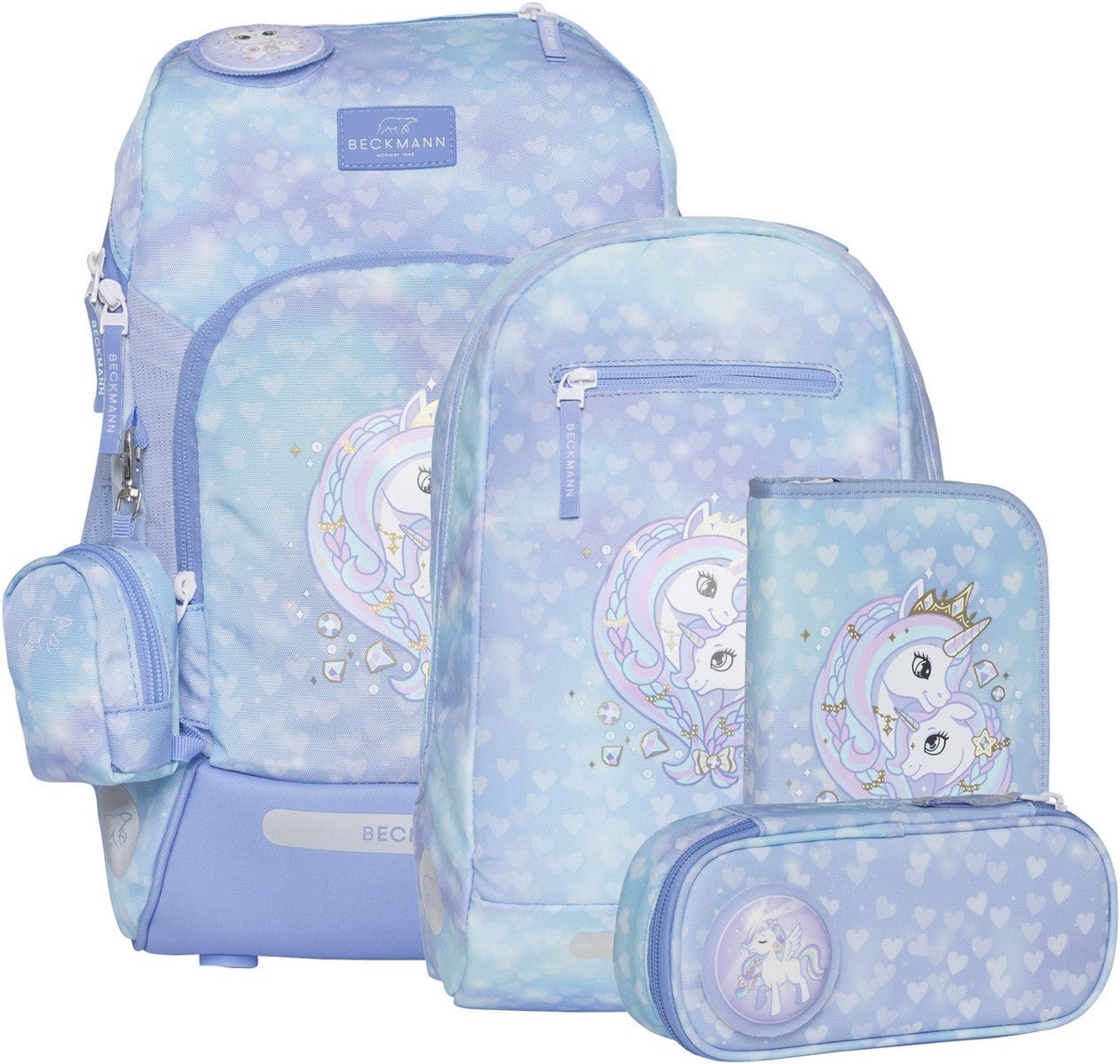 Skolesekk 1.kl Unicorn Princess Ice Active Air FLX