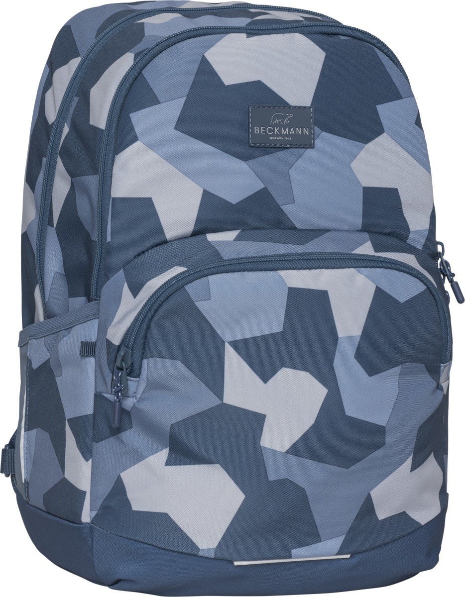 Skolesekk 2-7.kl Blue Camo Sport Junior 30L