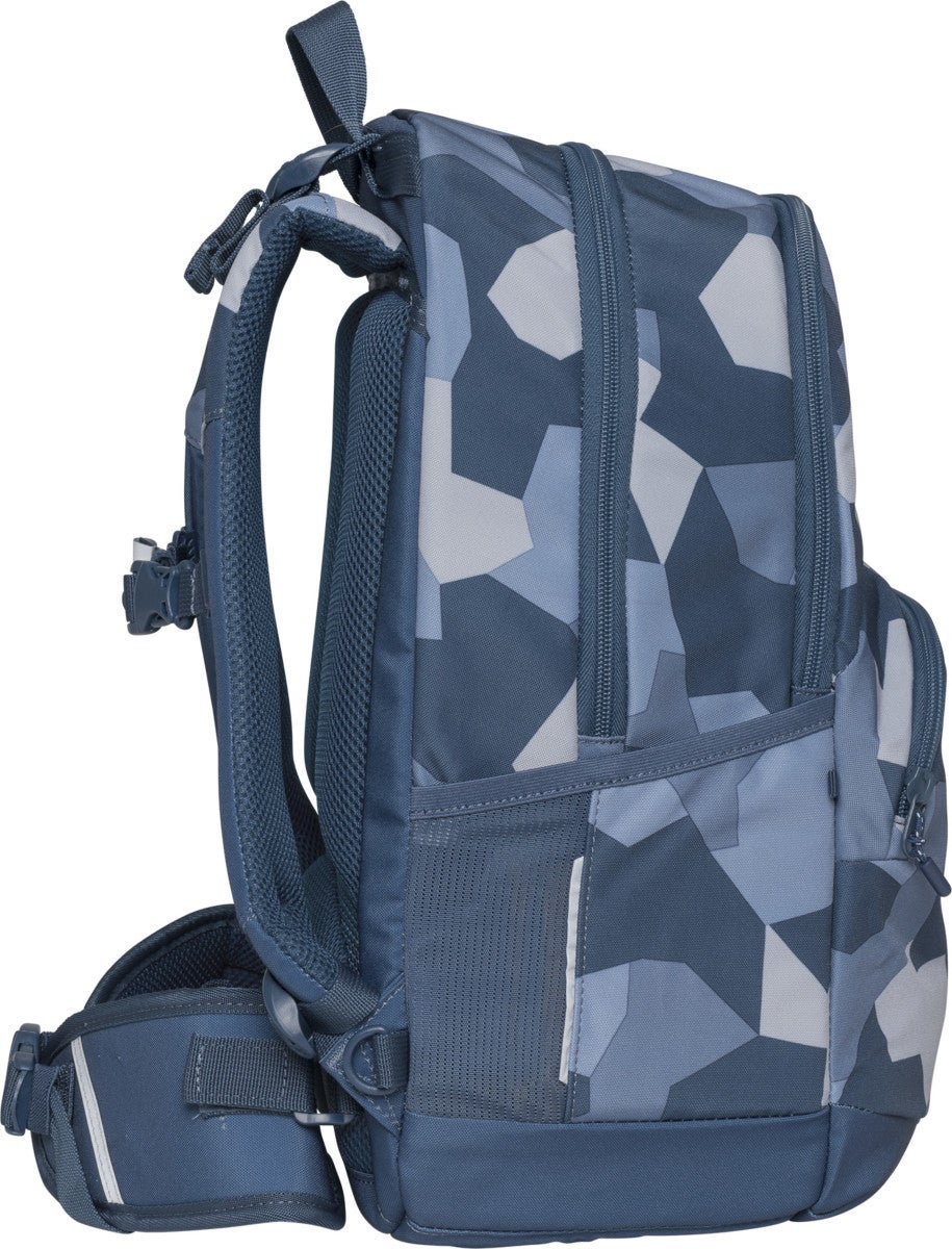 Skolesekk 2-7.kl Blue Camo Sport Junior 30L