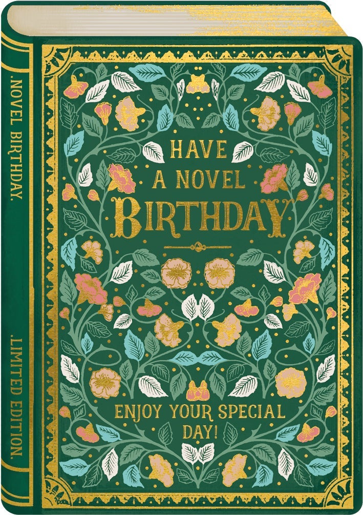 Kort Storybook Novel Birthday
