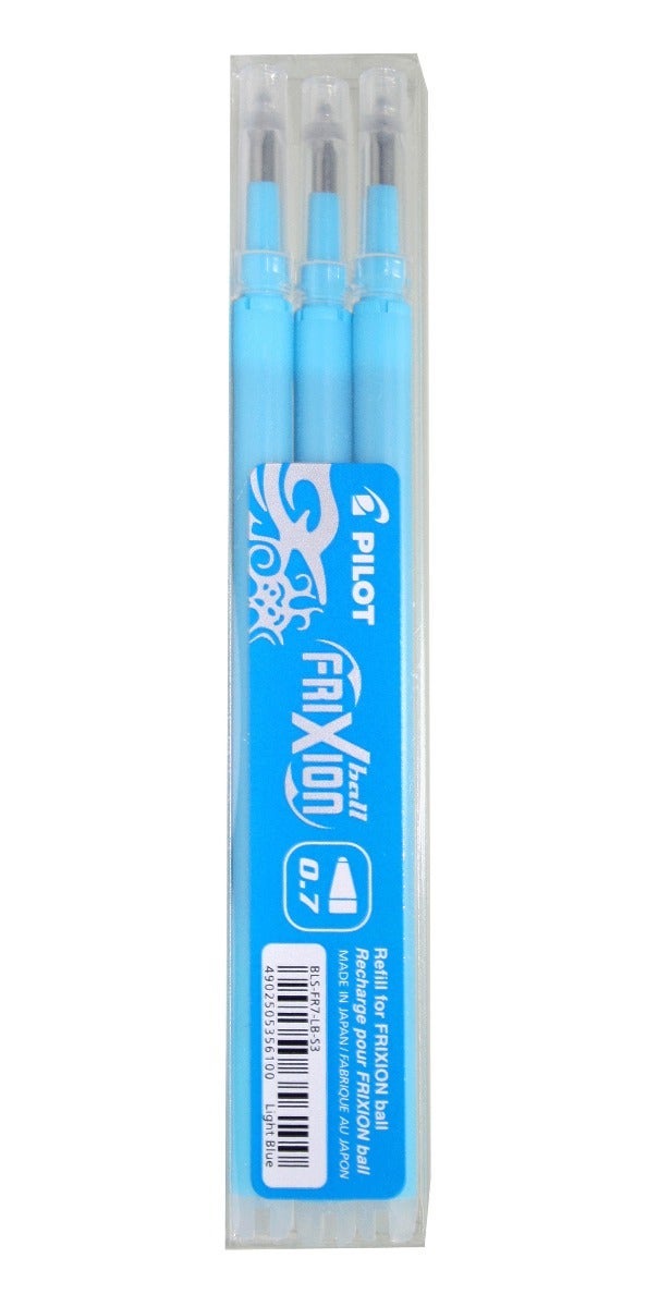 Refill Pilot Frixion 0,7 lys blå (3)