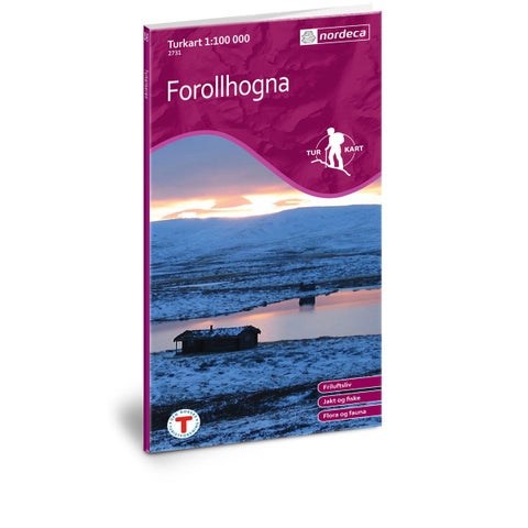 Forollhogna - Turkart 1: 100 000