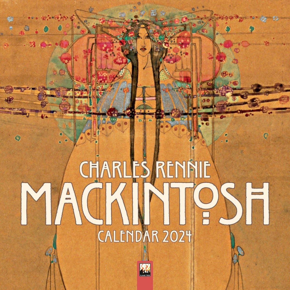 Kalender 2024 C R Mackintosh 30x30cm