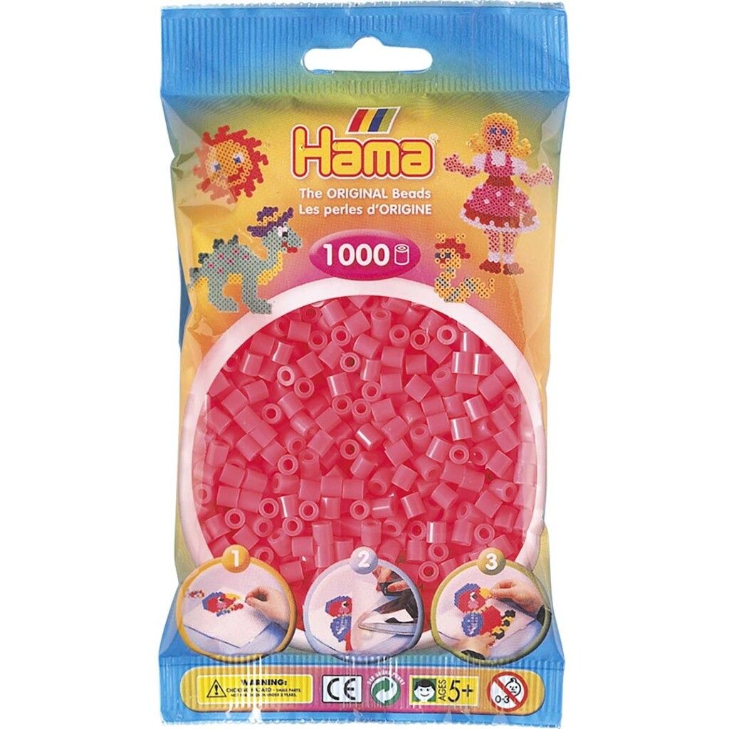 Hama Midi 1000 Perler Cerise No.33
