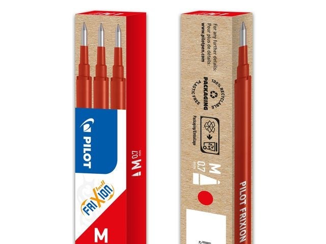 Refill Pilot Frixion 0,7 rød (3)