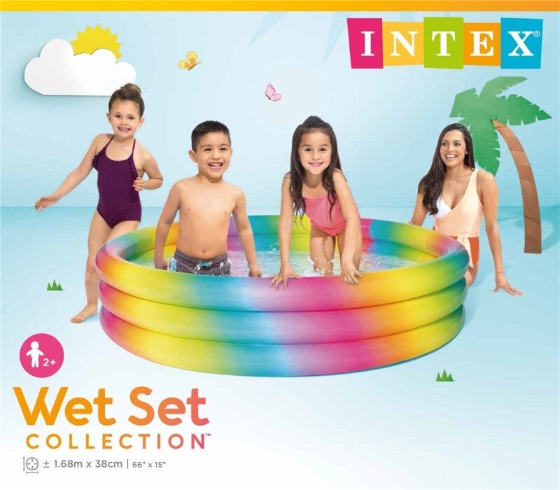 Basseng rainbow ombre 3-rings