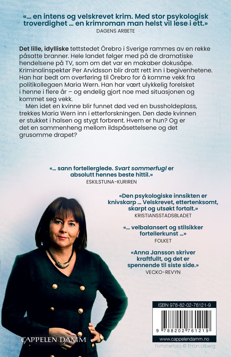Svart sommerfugl