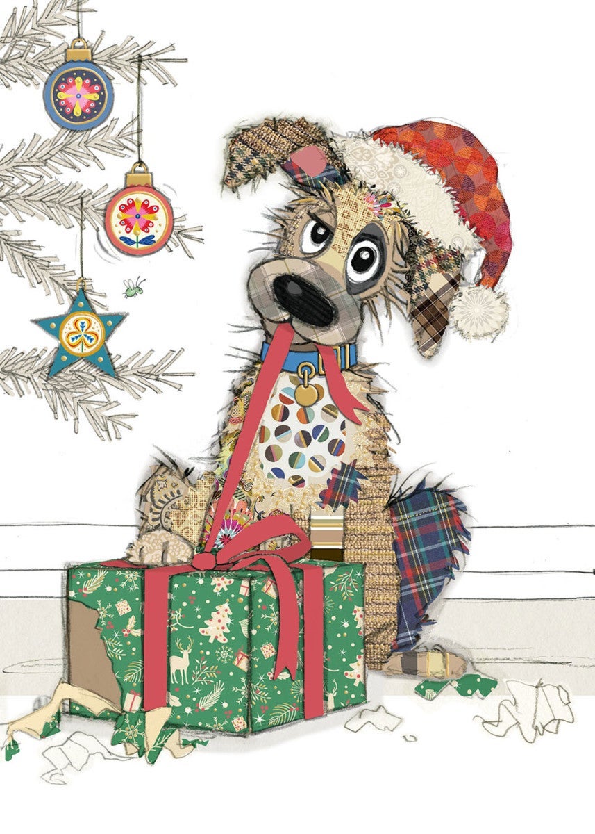 Julekort Bug Art Kooks Christmas Mutt - 12x17 cm