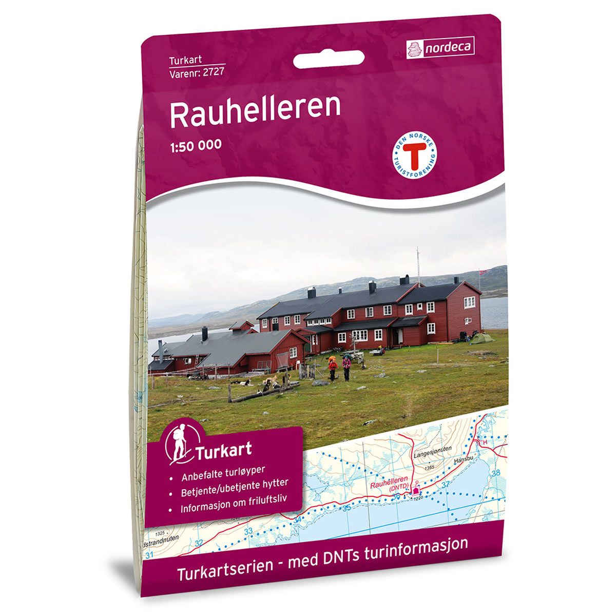 Rauhelleren - Turkart 1: 50 000