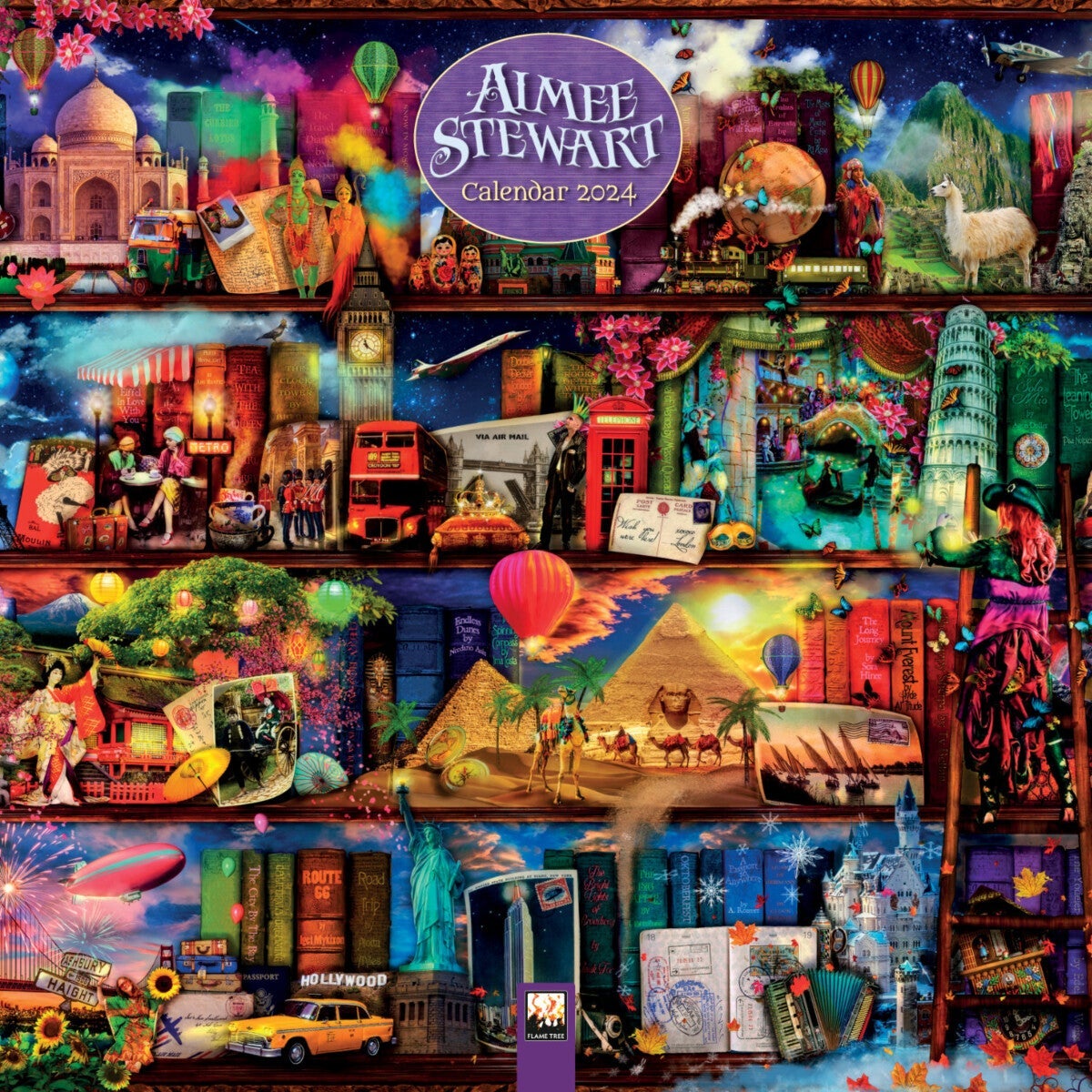 Kalender 2024 Aimee Stewart 30x30cm