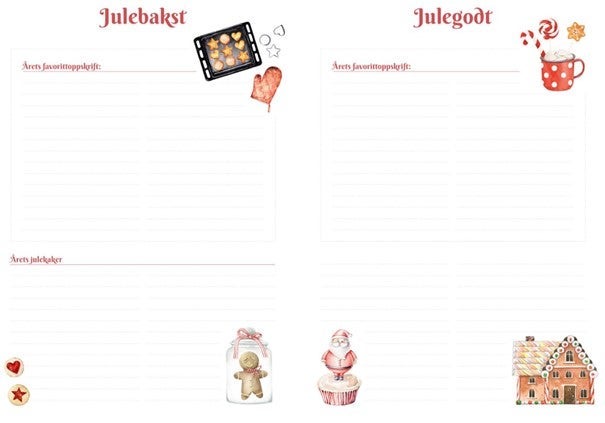 Julens Minnebok