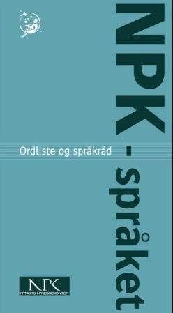 NPK-språket - ordliste og språkråd