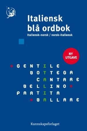Italiensk blå ordbok - italiensk-norsk / norsk-italiensk