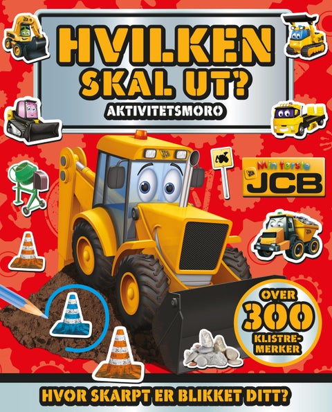 Hvilken skal ut? Aktivitetsmoro. Min første JCB - min første JCB
