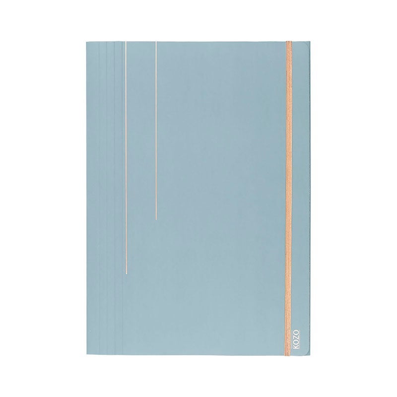 Strikkmappe Kozo A4 Dusty Blue