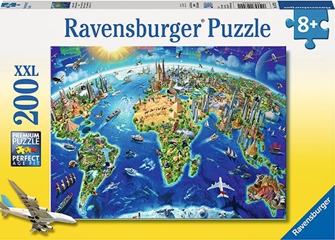 Puslespill 200 Verden Ravensburger