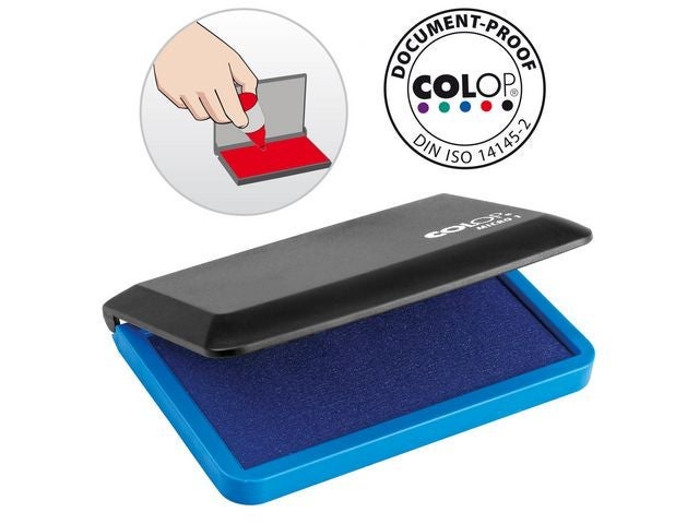 Stempelpute Colop Micro 1 50x90mm blå