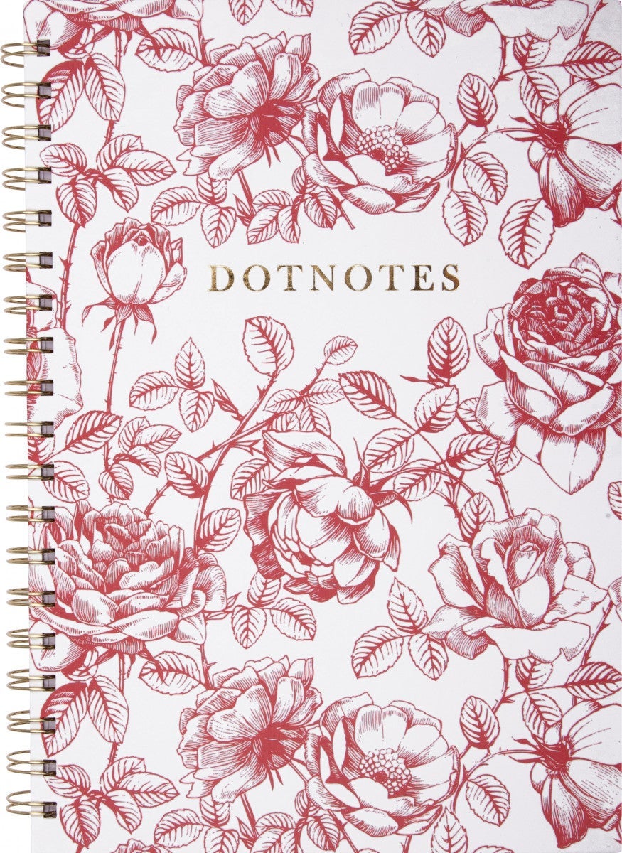 Notatbok Burde Dotter B5 Spiral Blomster