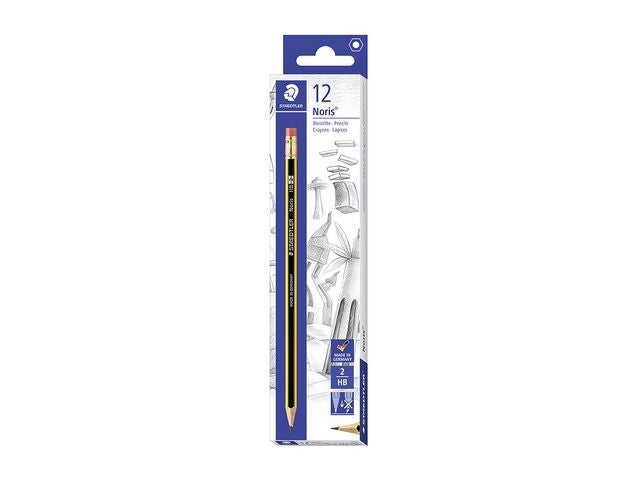 Blyant Staedtler Noris HB m/viskelær