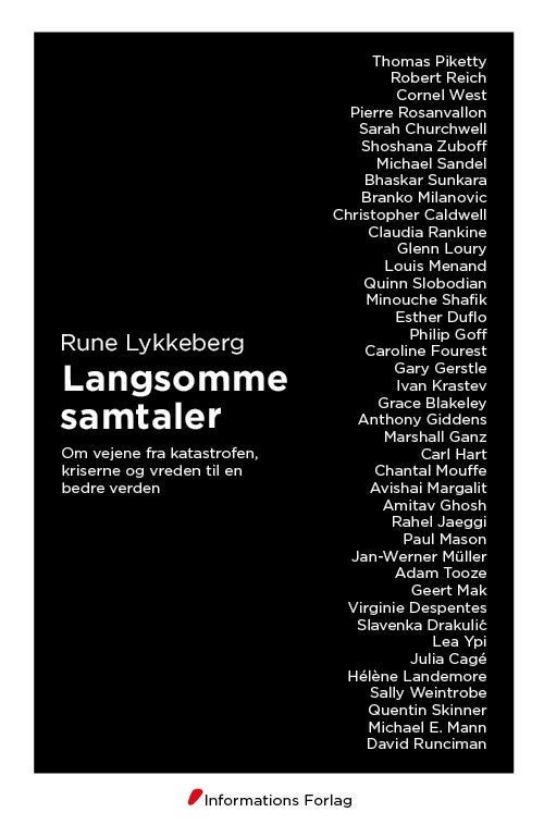 Langsomme samtaler - Om vejene fra katastrofen, kriserne og vreden til
