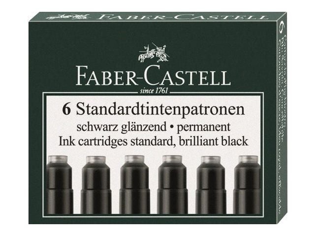 Blekkpatron Faber Castell Sort (6)