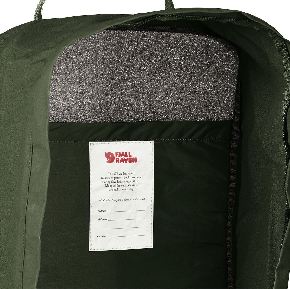 Sekk Fjällräven Kånken Laptop 17 Forest Green 660