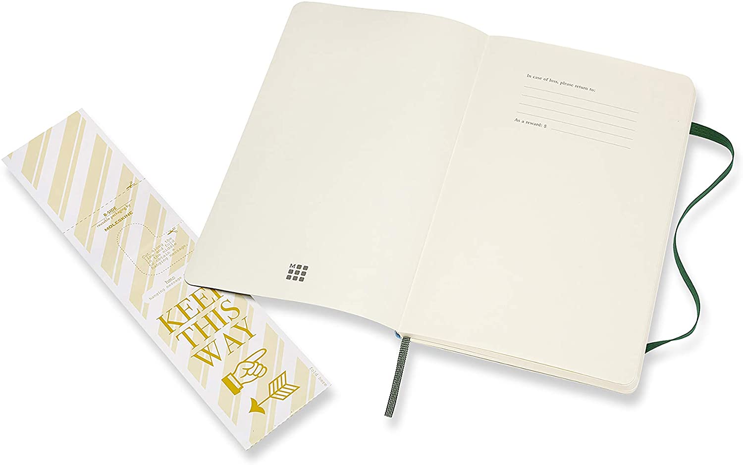 Notatbok Moleskine Classic Soft L - Blank Myrtle G