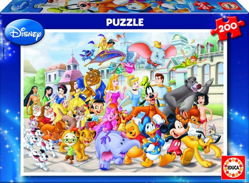 Puslespill 200 Disney Parade Educa